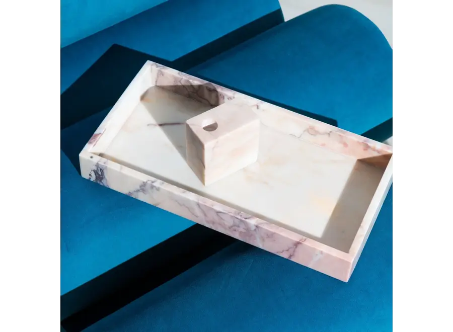 Dienblad - Rectangular - Pink