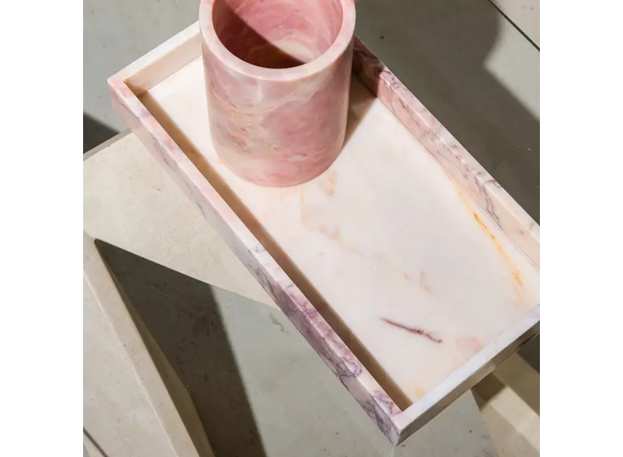Tablett - Rectangular - Pink