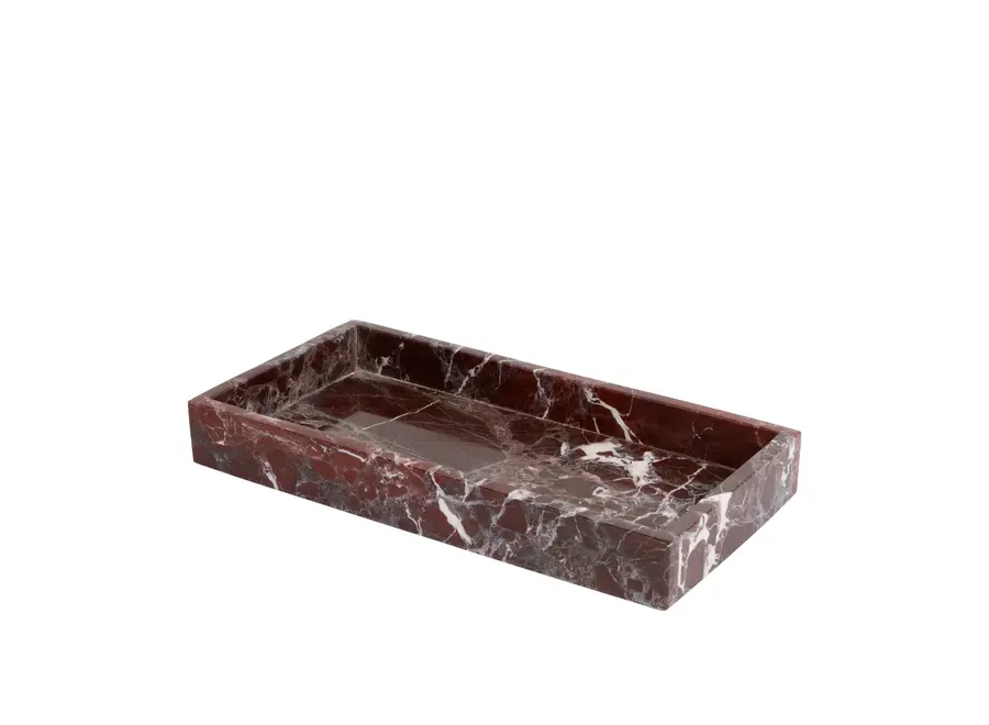 Dienblad - Rectangular - Burgundy