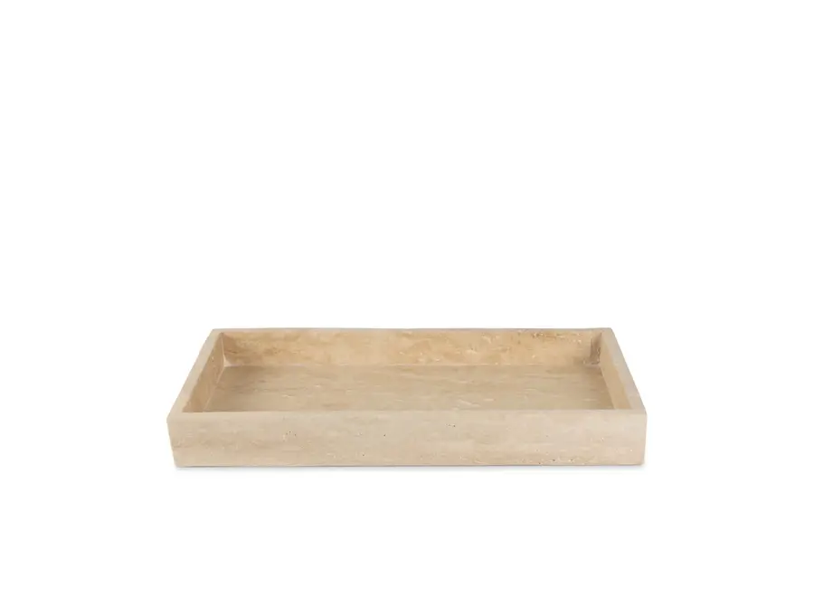 Tray - Rectangular - Beige