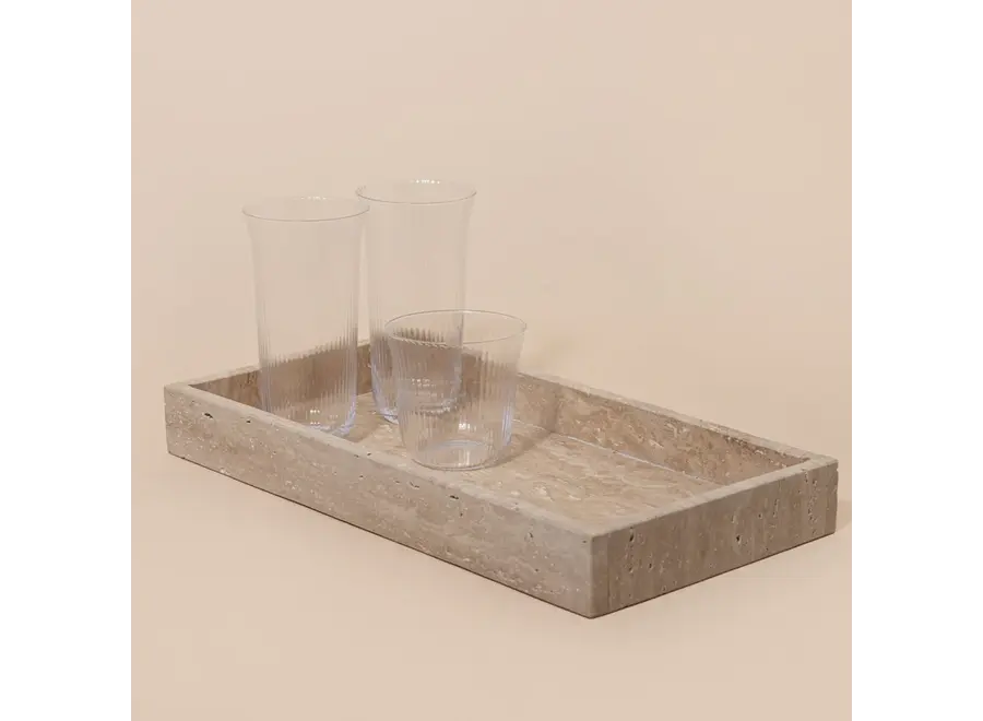 Plateau - Rectangular - Beige