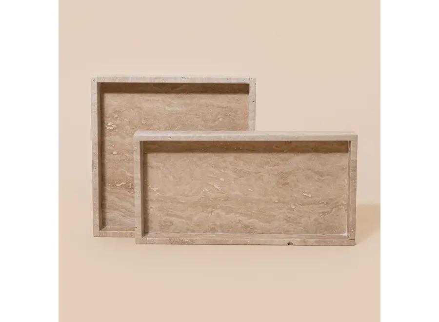 Tablett - Rectangular - Beige