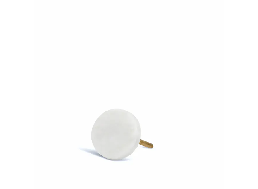 Door knob - Round - White
