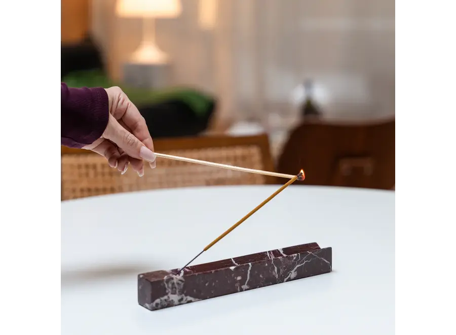 Incense holder - Burgundy