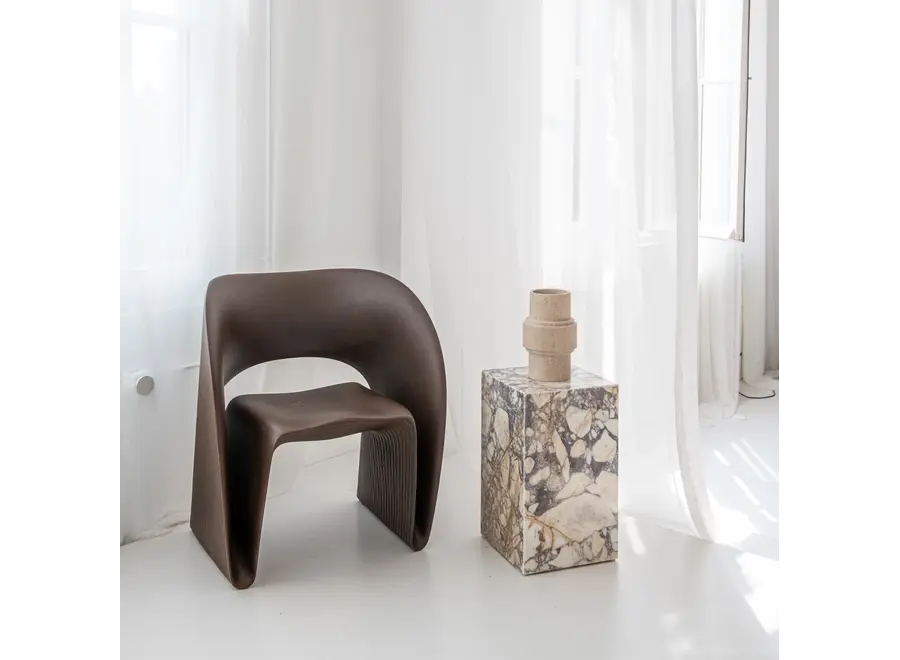 Vase - 'Column' - Beige