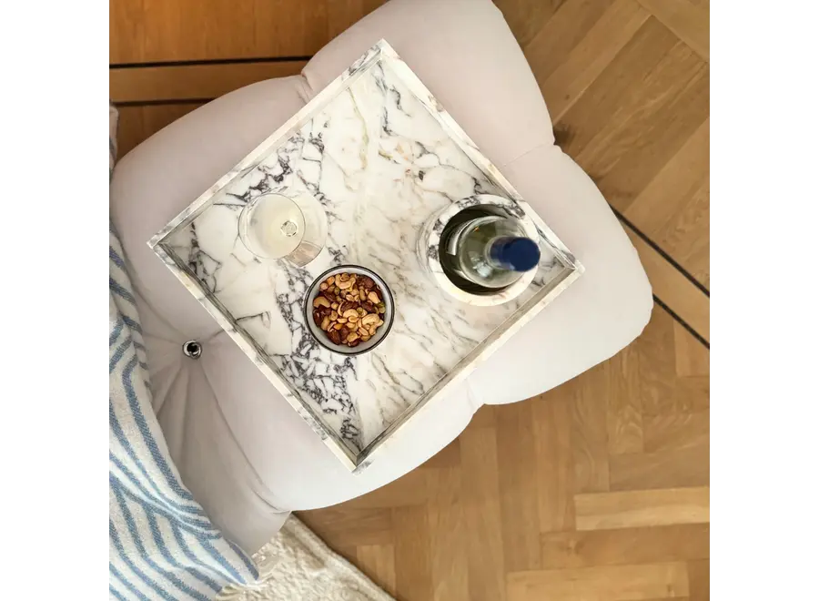 Tablett - Square - L - Calacatta