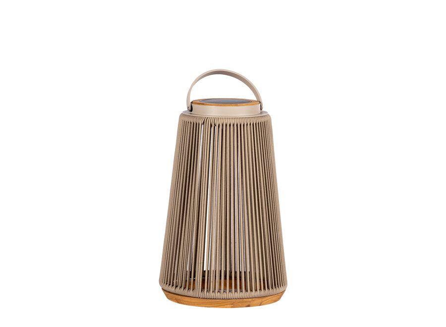 Lantern 'Tinos' - Teak/Salix