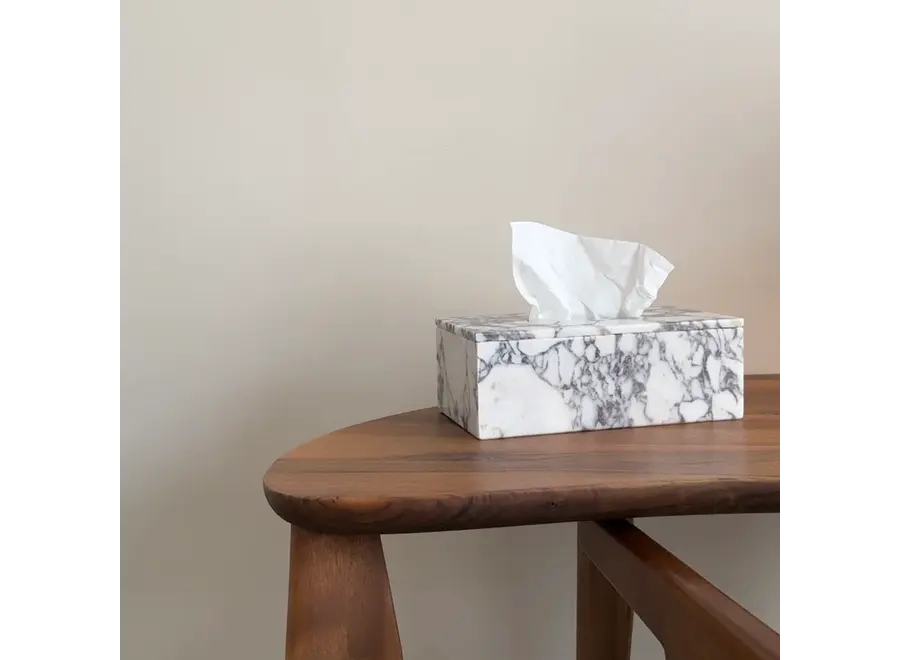 Taschentuchbox - Calacatta
