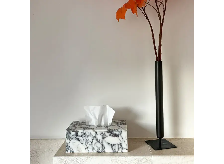 Tissue houder - Calacatta