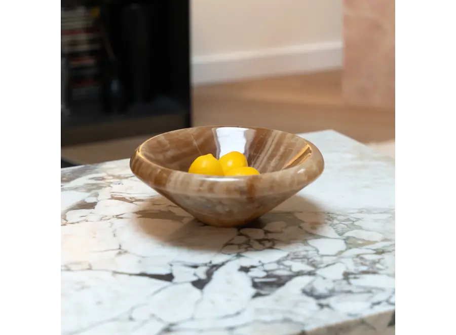 Bowl -  'SNOB 25' - Brown Onyx