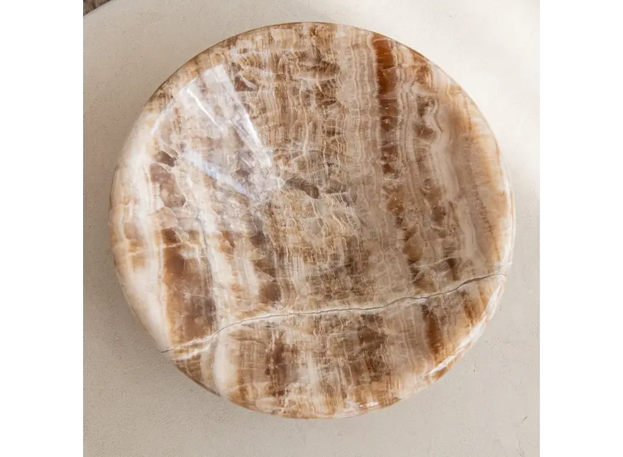 Schale - 'SNOB 35' - Brown Onyx