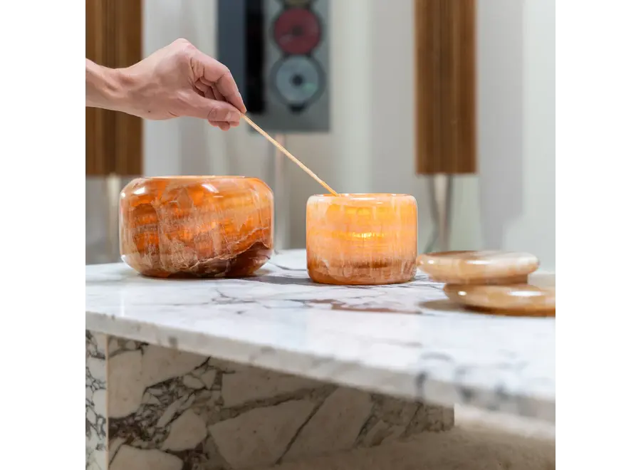 Pot - 'Honey 190' - Brown Onyx