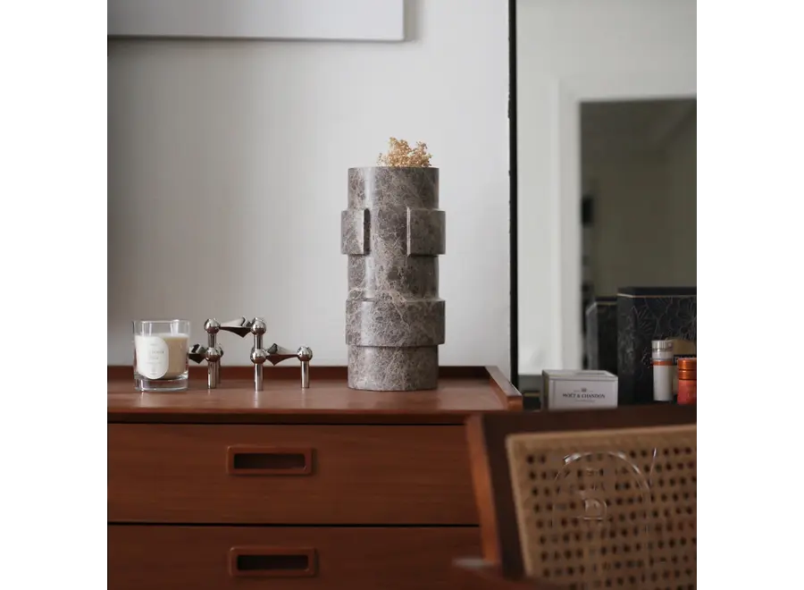 Vase -  'Vida' - Brown