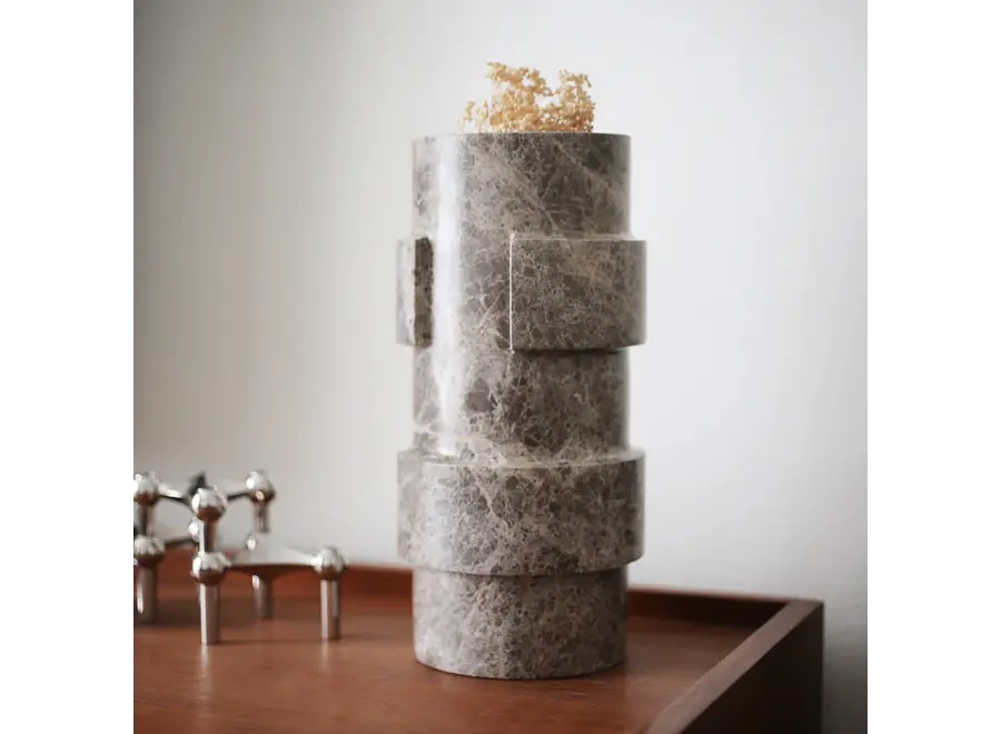 Vase -  'Vida' - Brown