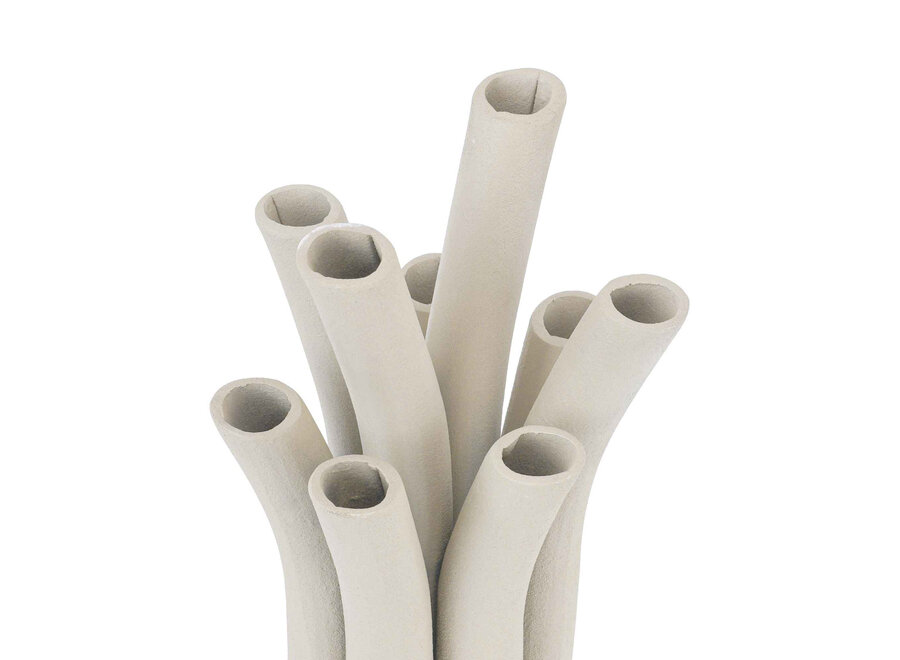 Horn vase '9 mouth' Sand