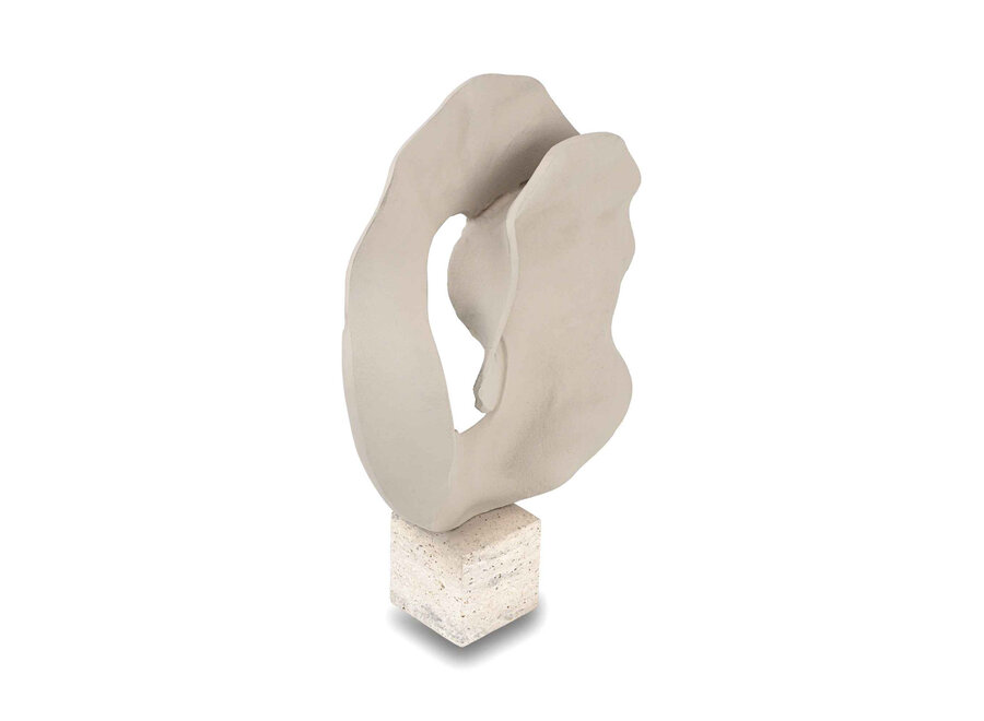 Deko-Objekt 'Helsingborg' - Sand/Travertine