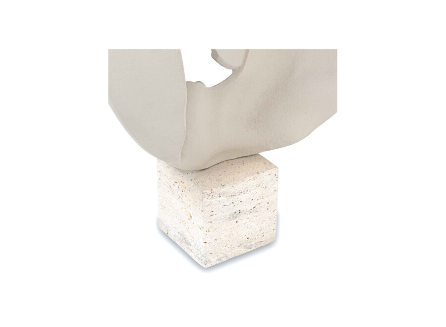 Decor object 'Helsingborg' - Sand/Travertine