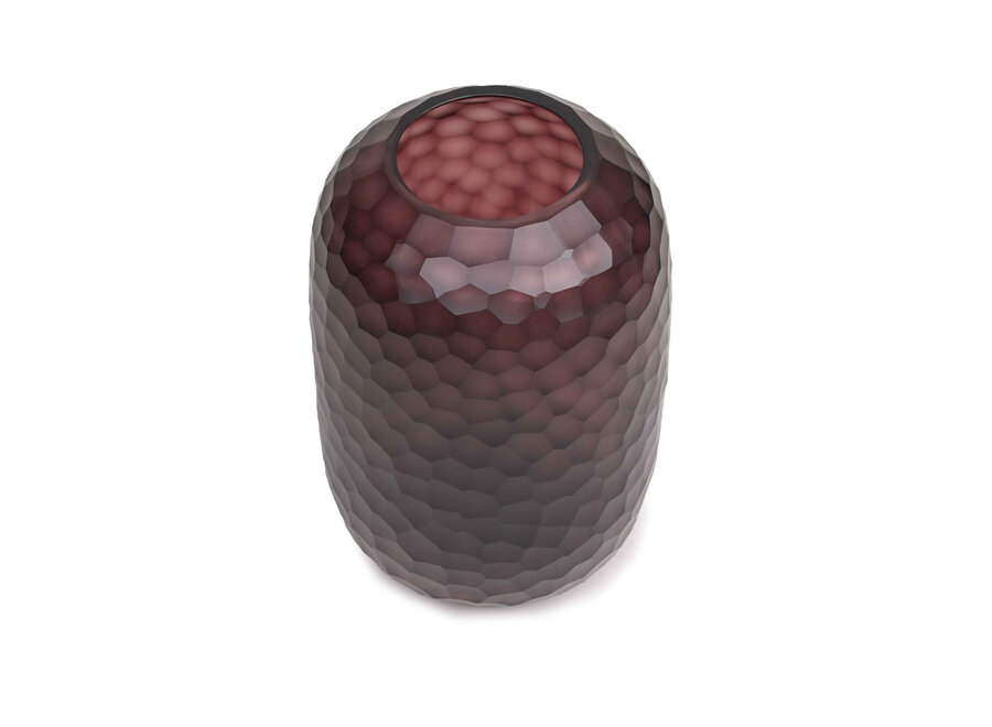 Vase 'Julie' Aubergine - L