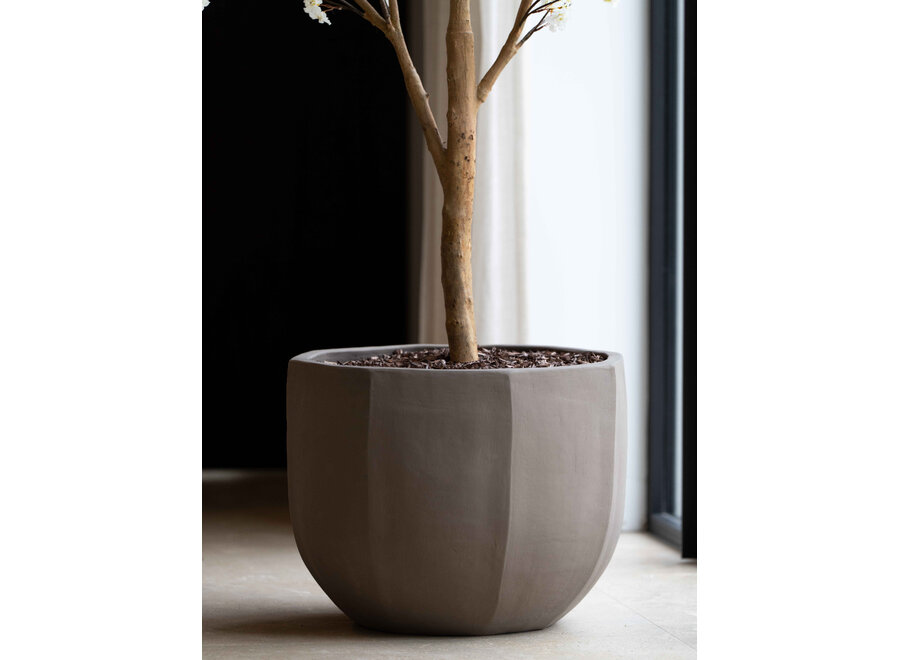 Planter 'Bali' Grey - M