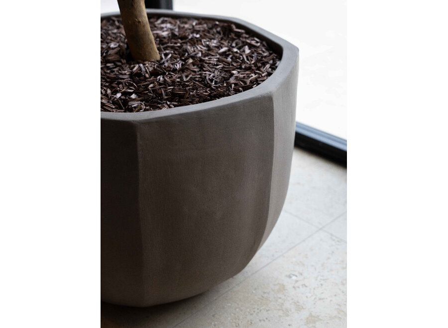 Planter 'Bali' Grey - M