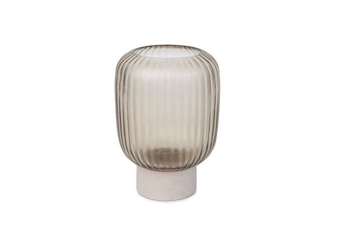 Porte-bougie 'Mea' - Smoke - M