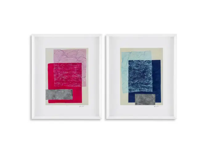 Print Michael Willett - Paper Colorfields - set of 2