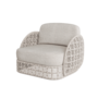 Loungestoel 'Orvieto' - White Shell - Clay