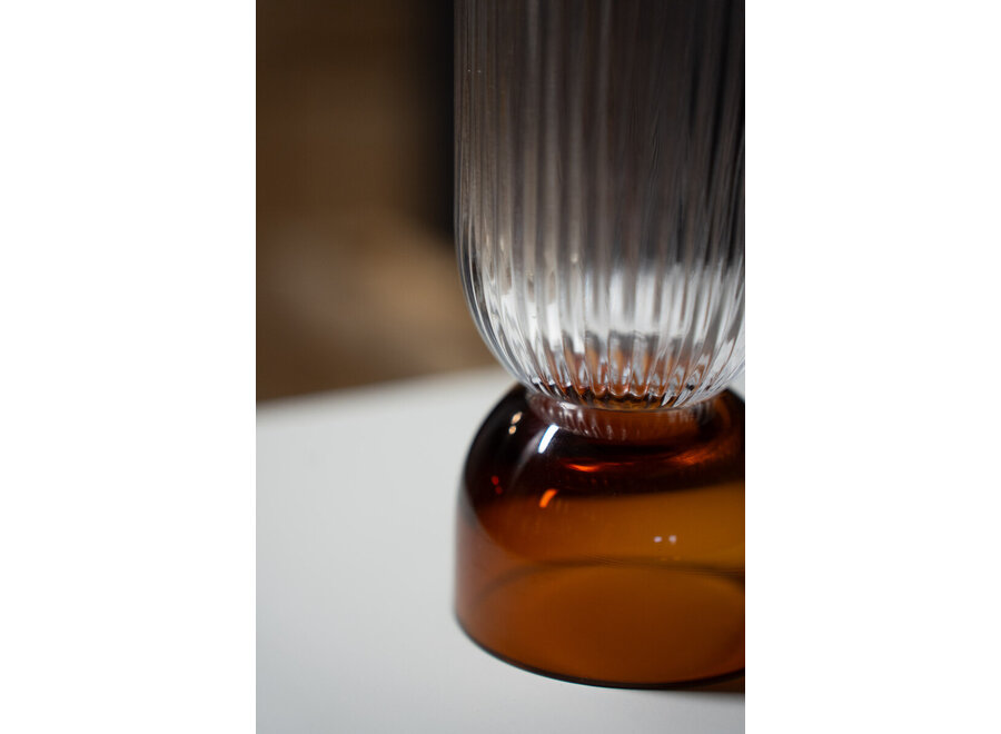 Vase 'Vix' - Brown