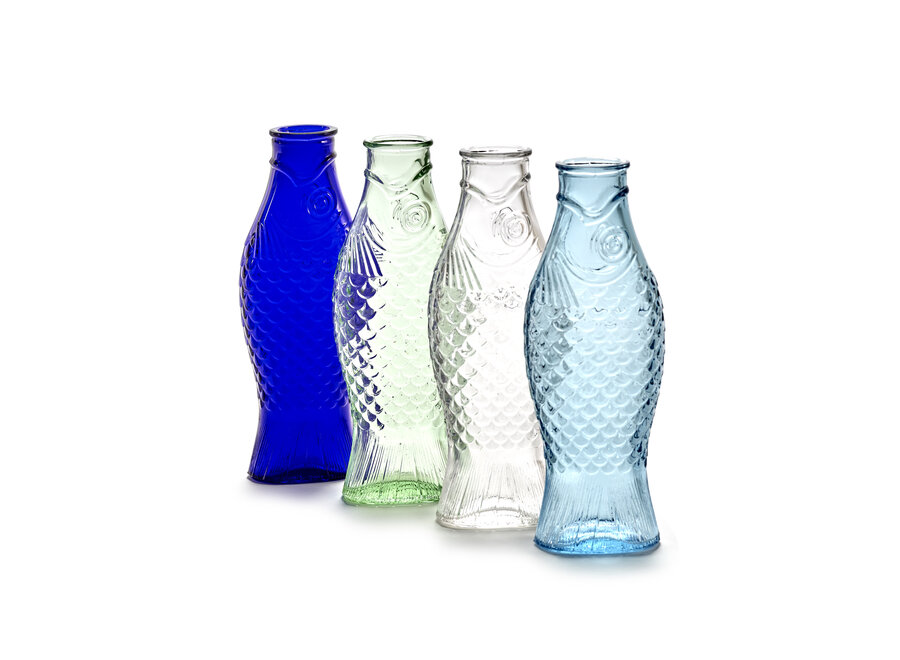 Paola Navone - Fish&Fish karaffe - Cobalt Blue