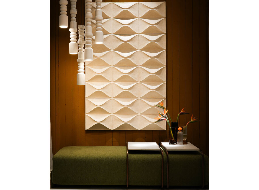 Wall panel 'Isac' - White