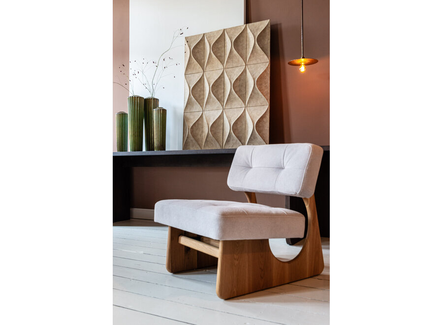 Wall panel 'Isac' - Greige