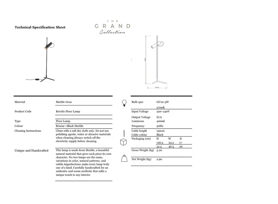 Lampadaire 'Brivido'