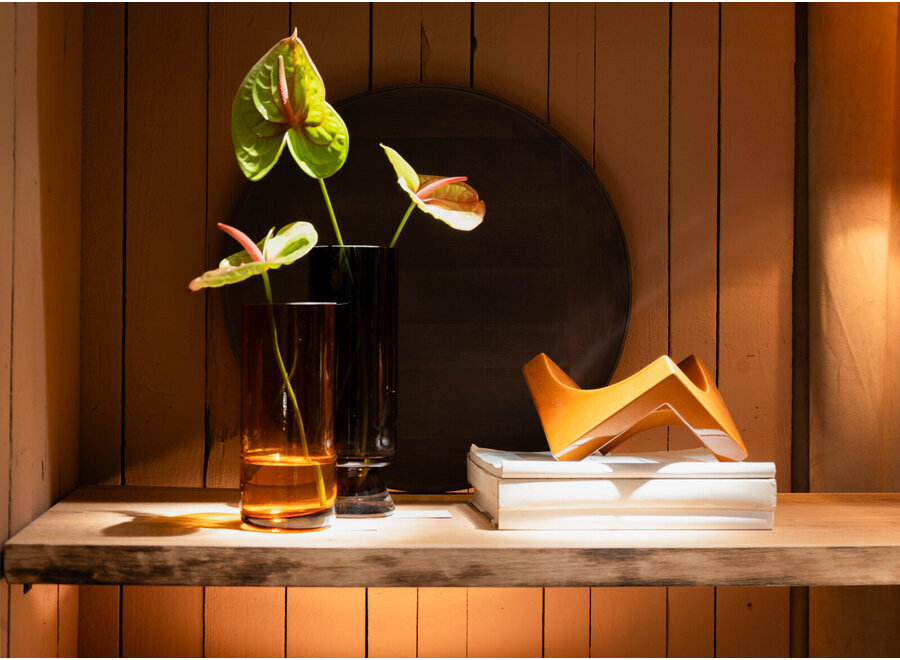 Vase 'Lennox' - Dark Brown