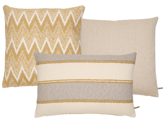 Cushion combination Outdoor Mustard: Horizon, Zial & Apachy