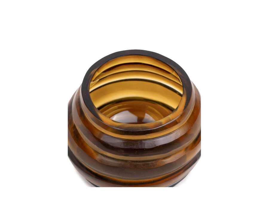 Theelicht 'Flint' - Brown