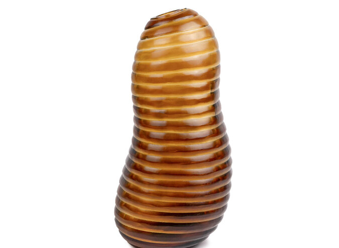Vase 'Flint' Brown - L