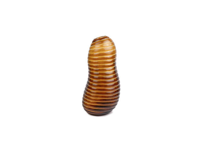 Vase 'Flint' Brown - L