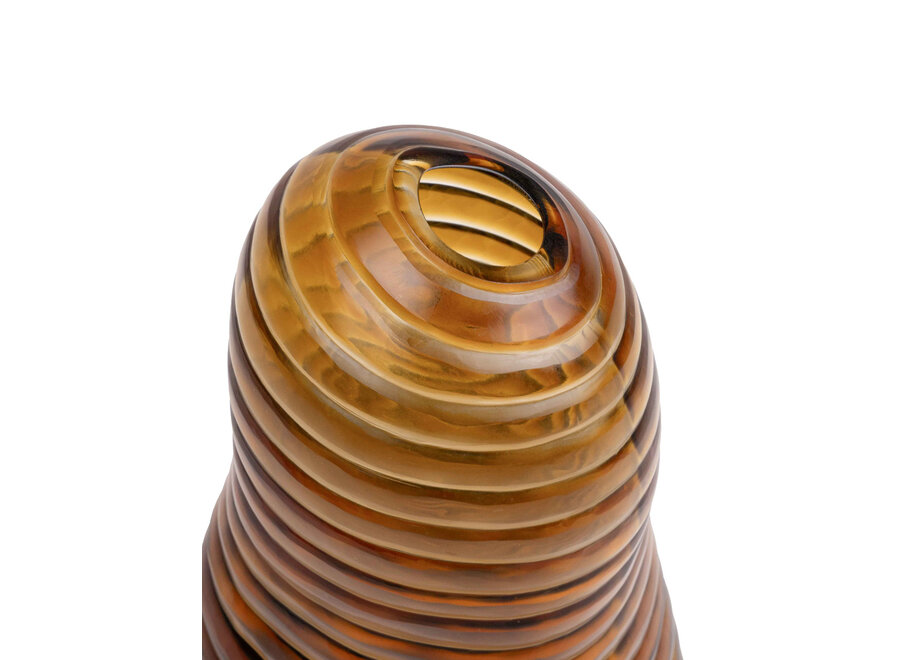 Vase 'Flint' Brown - L