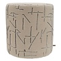 Poef Delano Natural/Grey