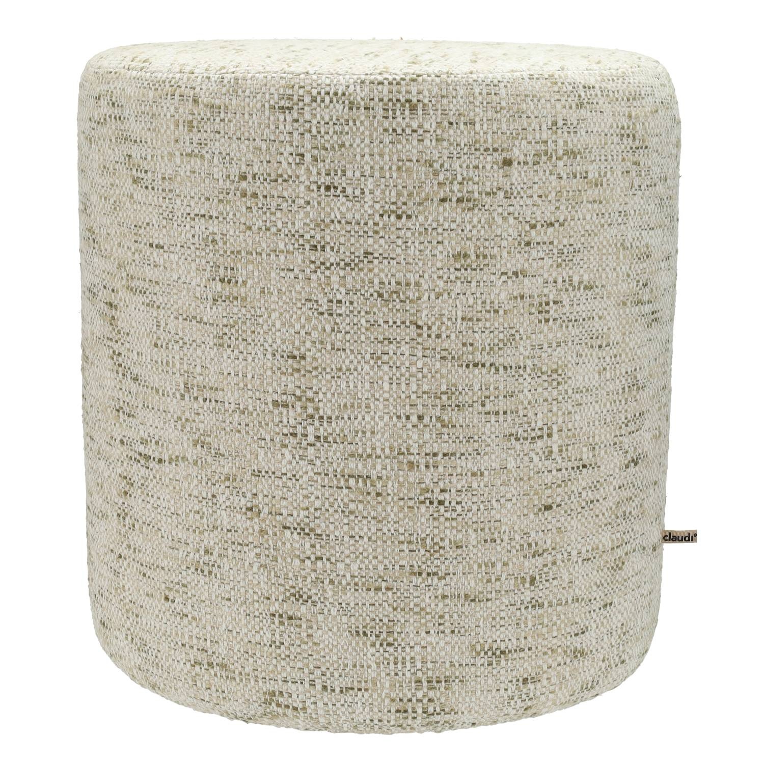 Pouf Claudi - Kiano Natural/Olive - Wilhelmina Designs
