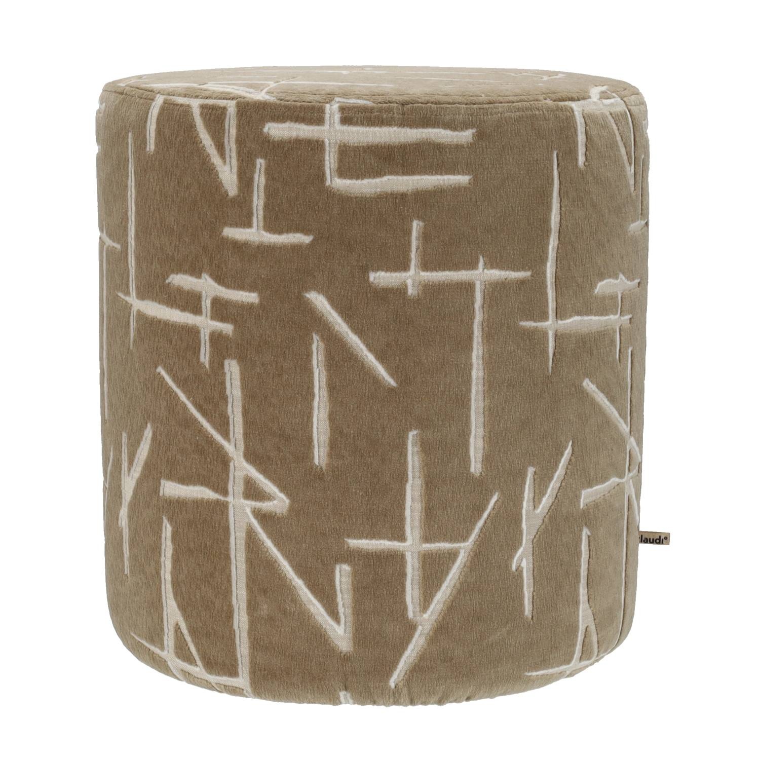 Pouf Claudi - Delano Dark Sand - Wilhelmina Designs