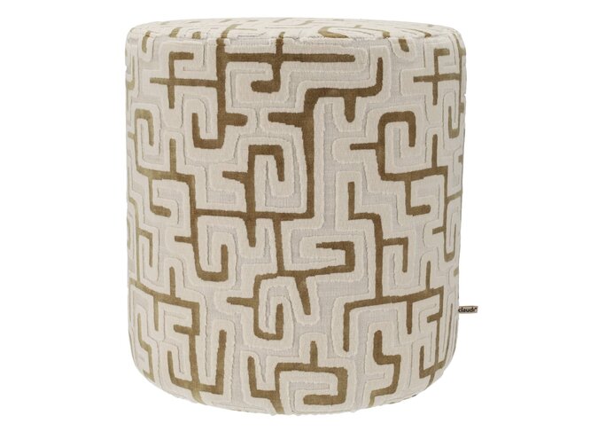 Pouf Cliff Olive/Natural