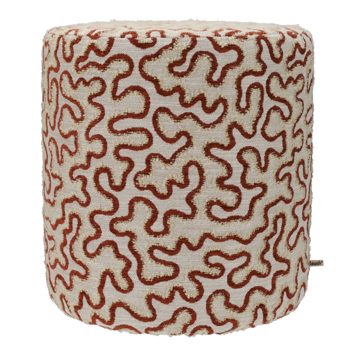 Pouf Claudi - Sligga Bordeaux - Wilhelmina Designs