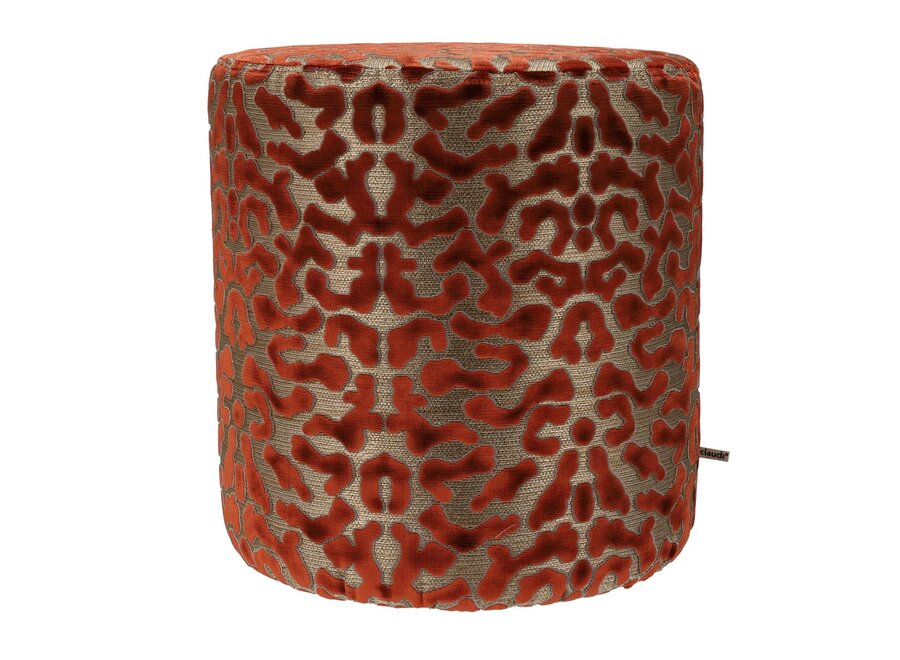 Pouf Talissa Burned Orange