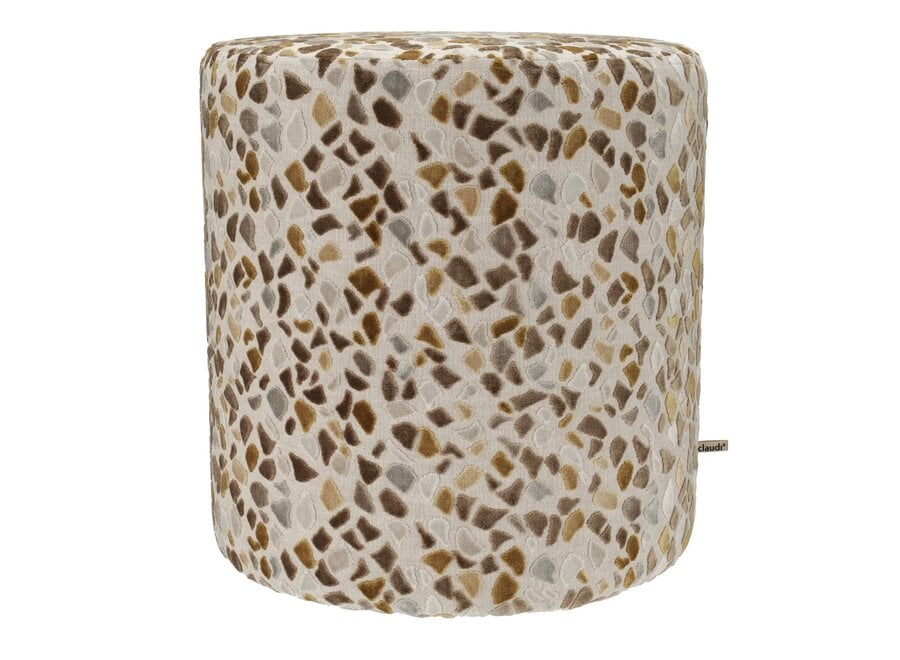 Pouf Terazo Natural/Gold