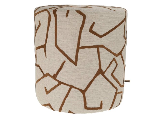 Pouf Tifella Natural/Brown