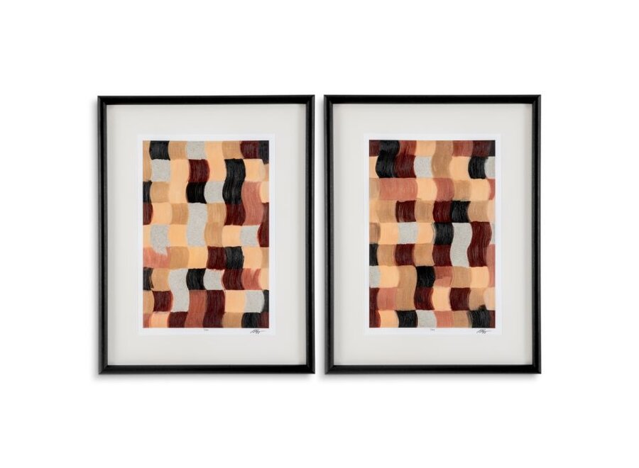 Print Grace Popp - Sun Baked Mosaïc - set of 2
