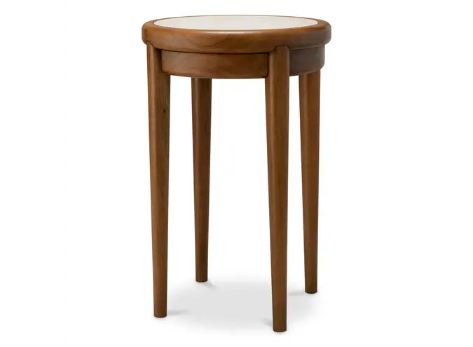 Beistelltisch Hensley - Round - Caramel finish