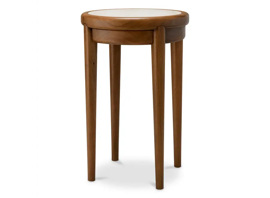Beistelltisch Hensley - Round - Caramel finish