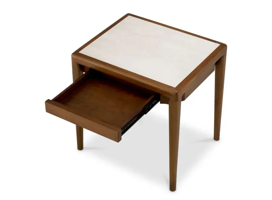 Side Table 'Hensley' - Square - Caramel finish